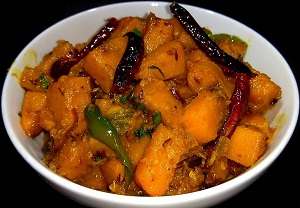 Mishti Kumra Bhaji